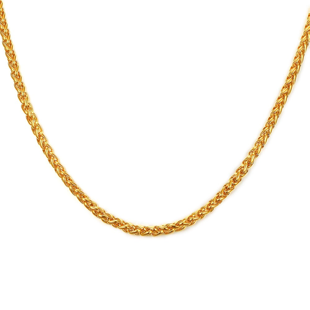 Franco Wheat Chain Necklace