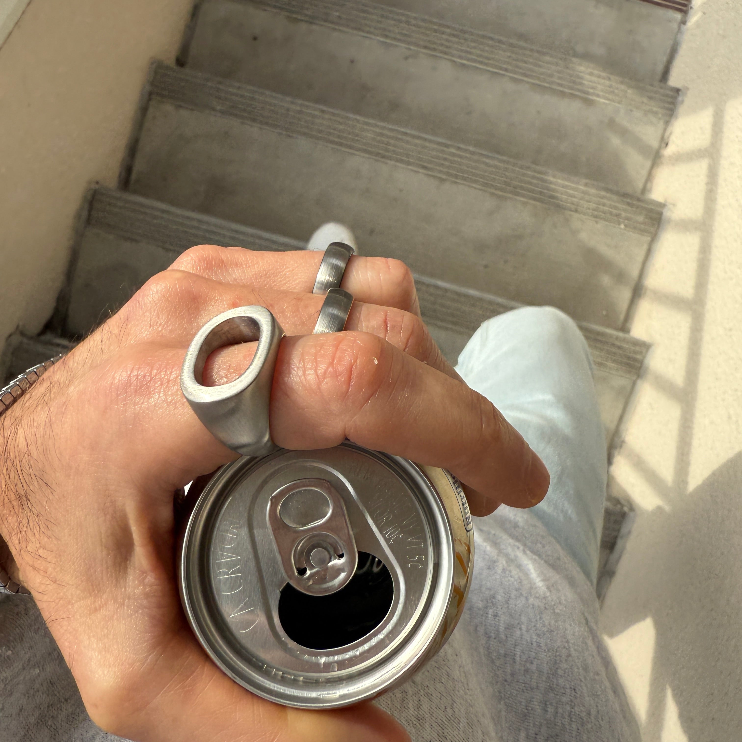 Minimal Open Face Ring