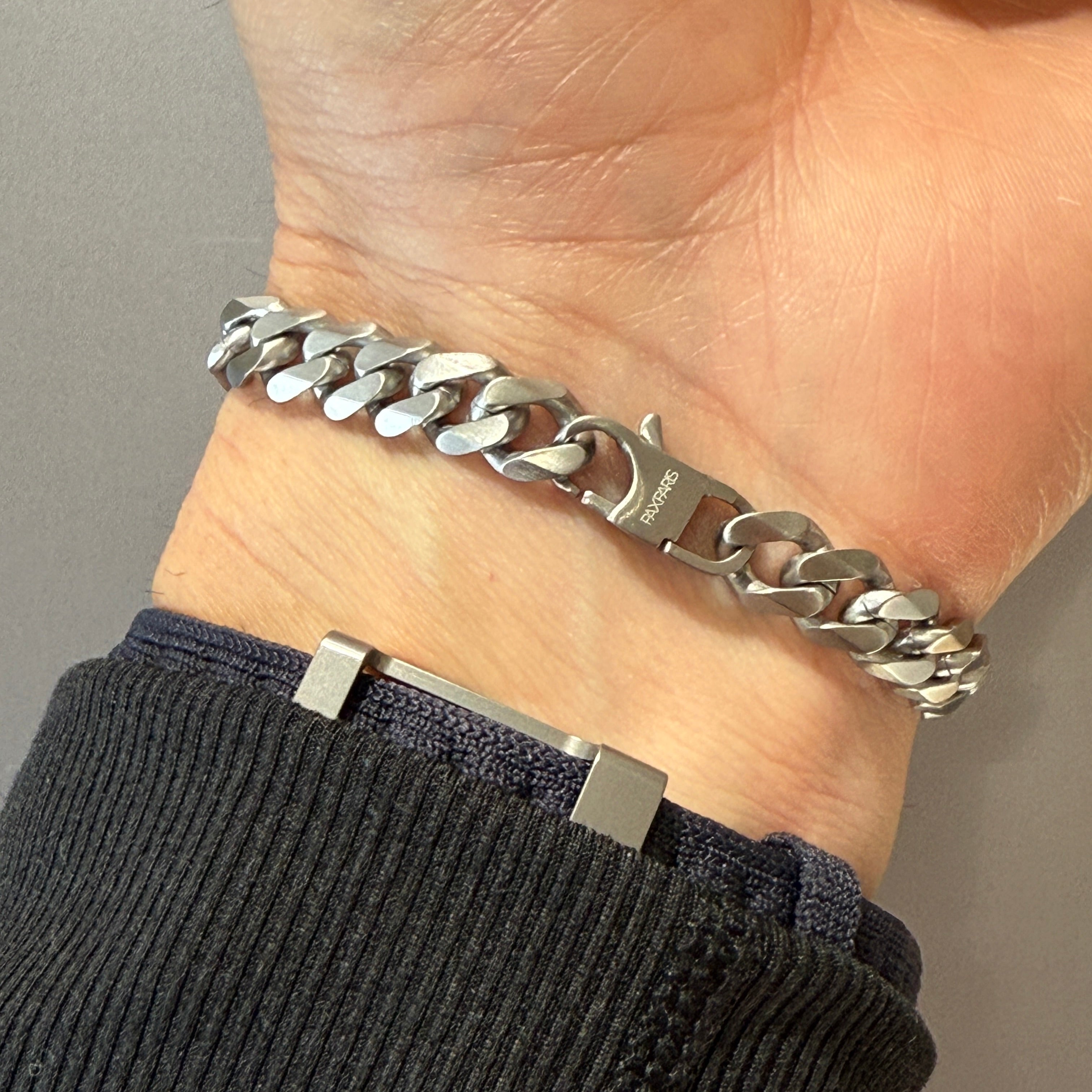 Chevron ID Curb Bracelet