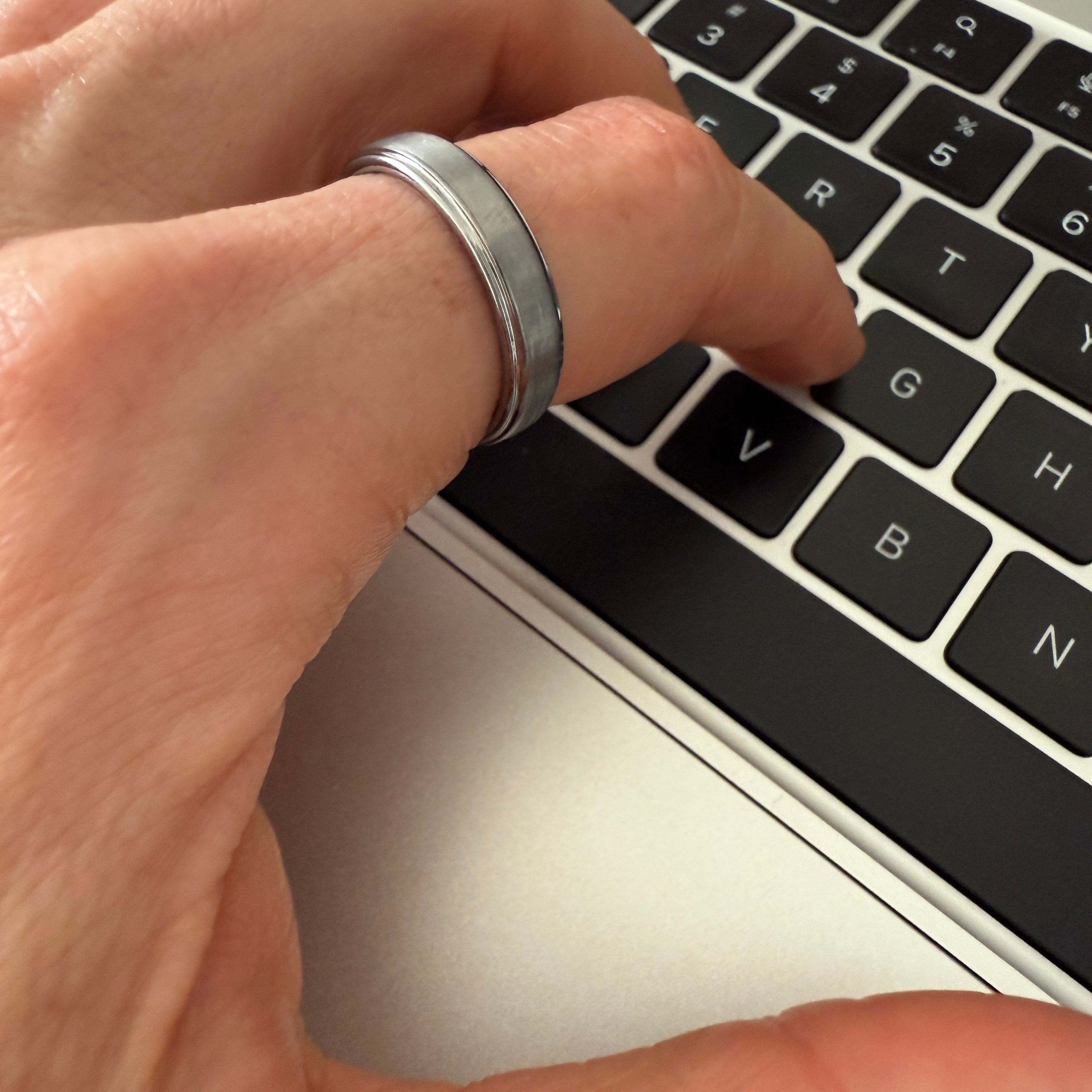 Classic Brushed Band Ring, 5mm