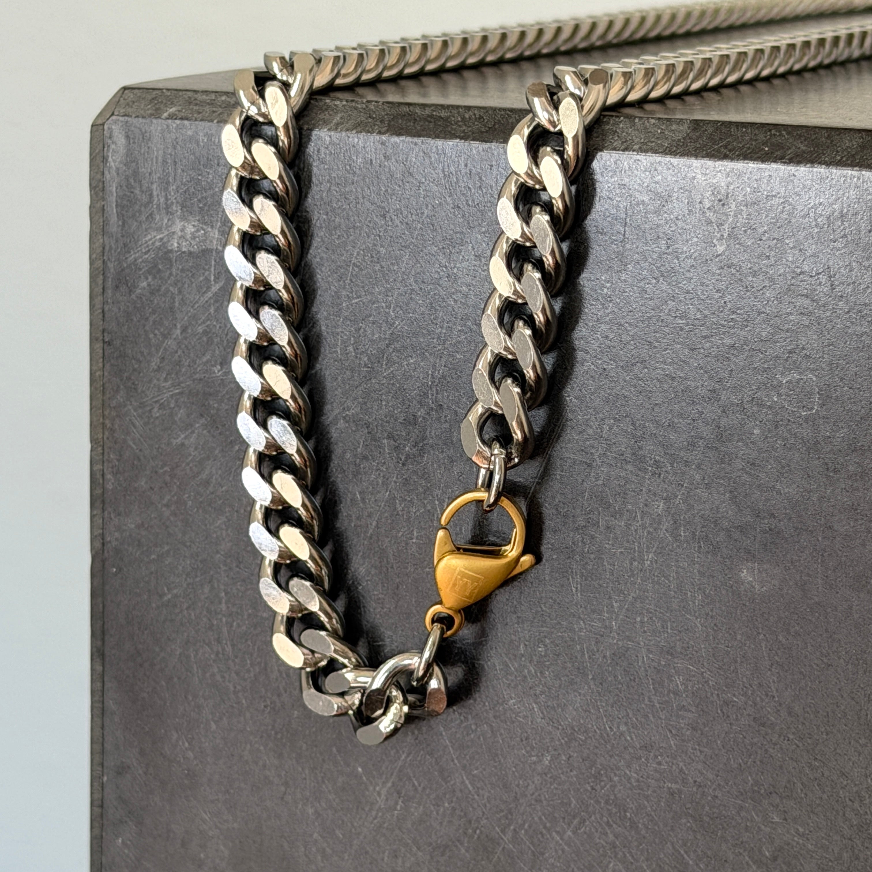 2 Cut Cuban Chain Necklace, 8.3MM