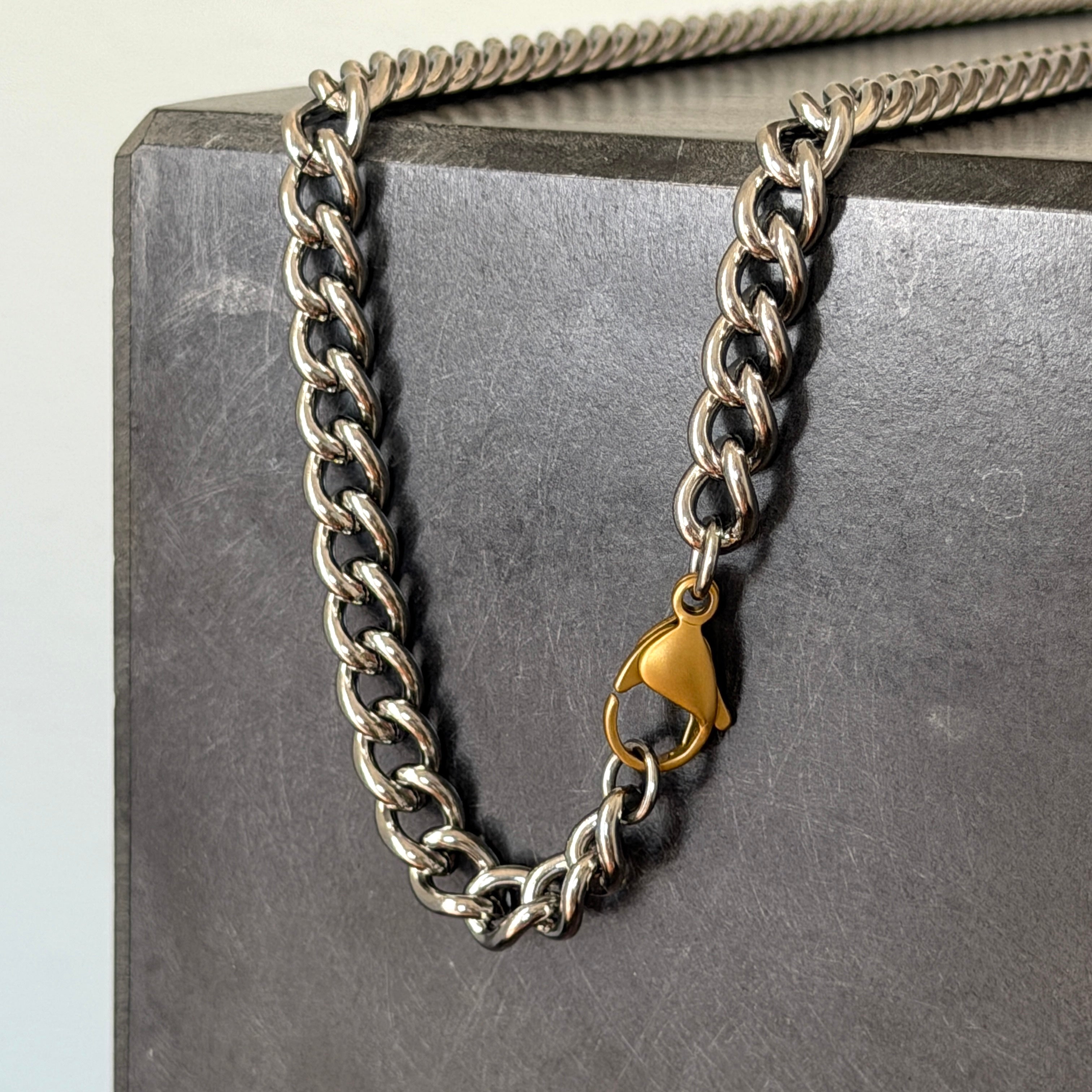 Round Chain Necklace, 7.4mm