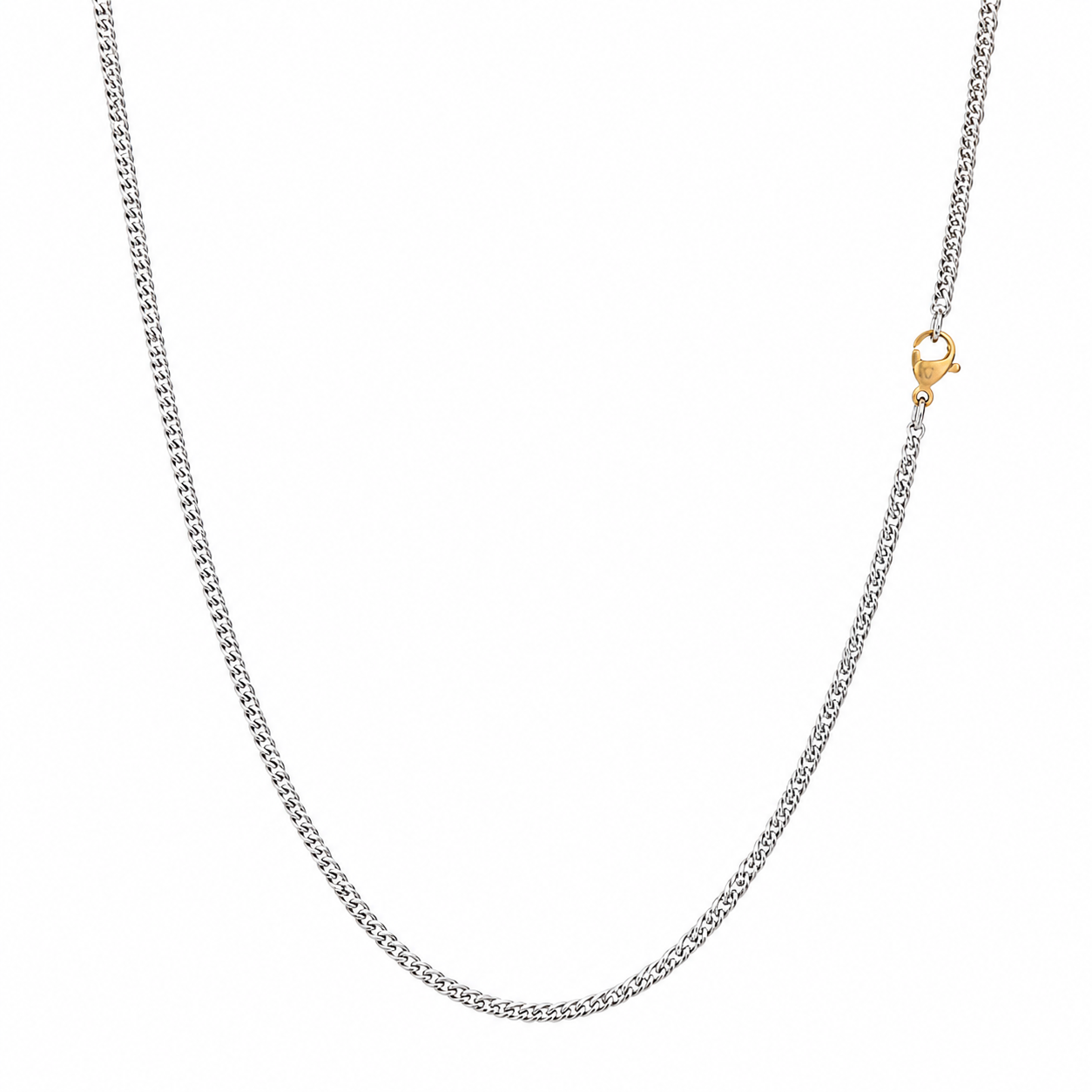 Double Chain Necklace, 3mm