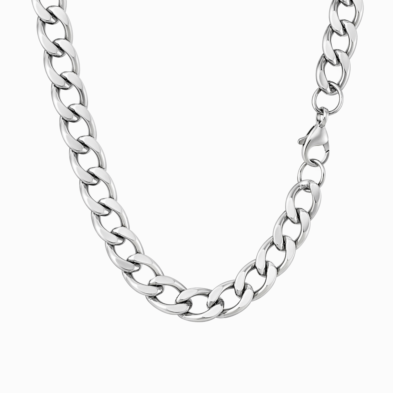 Rounded Curb Chain Necklace