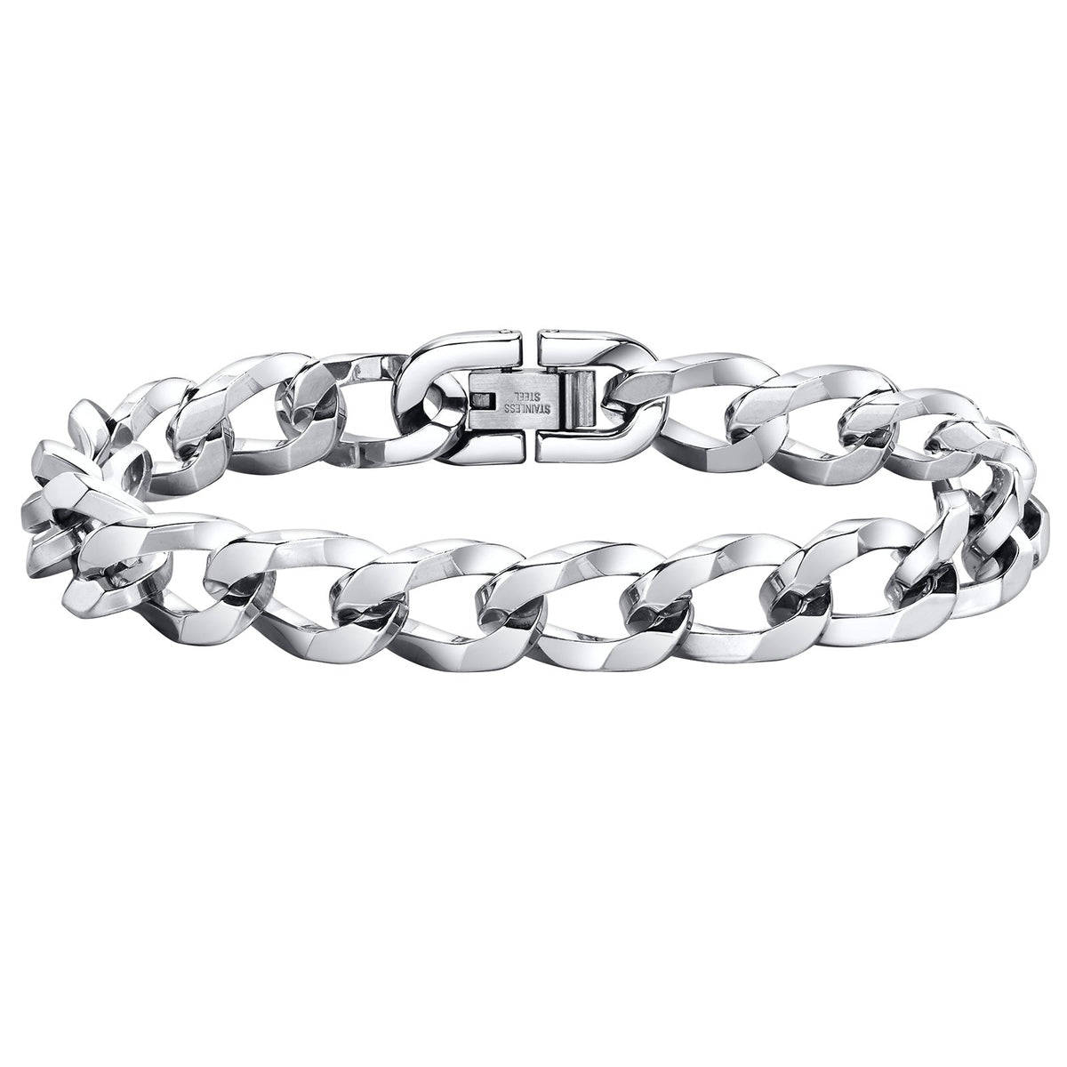 men's stainless steel chain bracelets