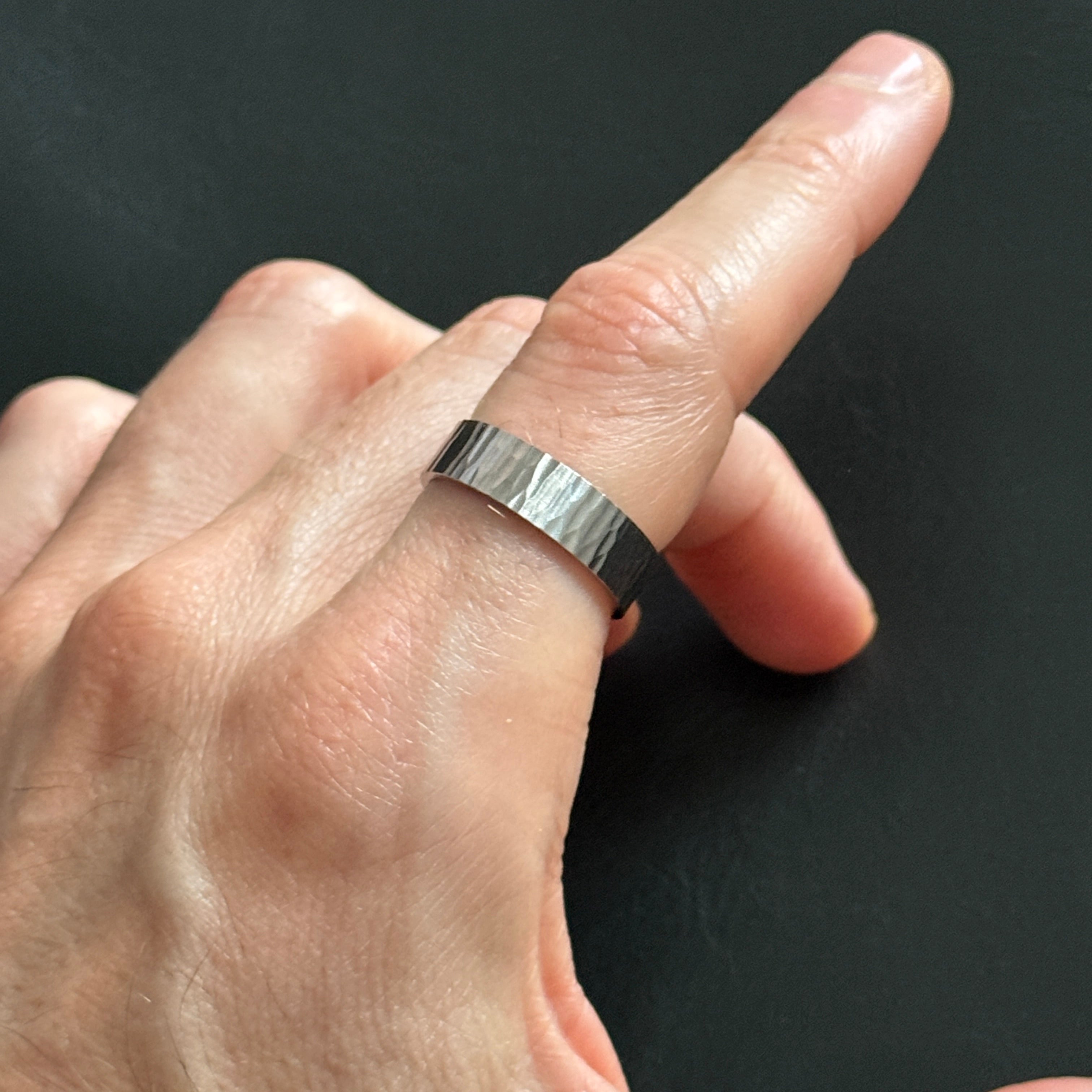 Hammered Ring Band