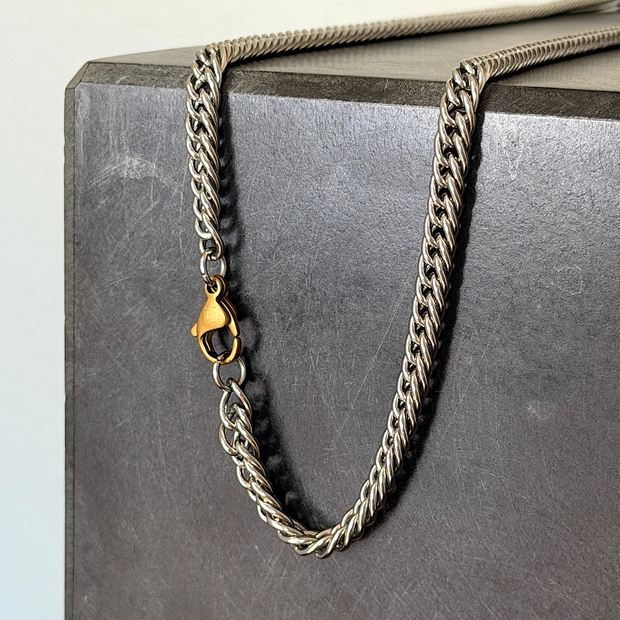 Double Chain Necklace, 5.5mm