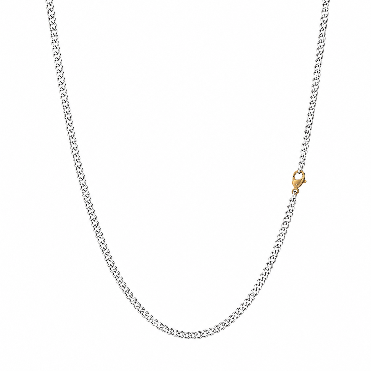 Round Chain Necklace, 3mm