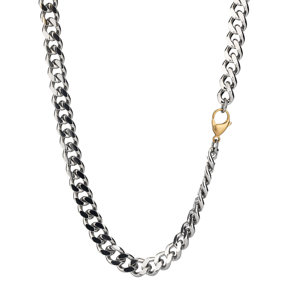 2 Cut Cuban Chain Necklace, 11.2mm