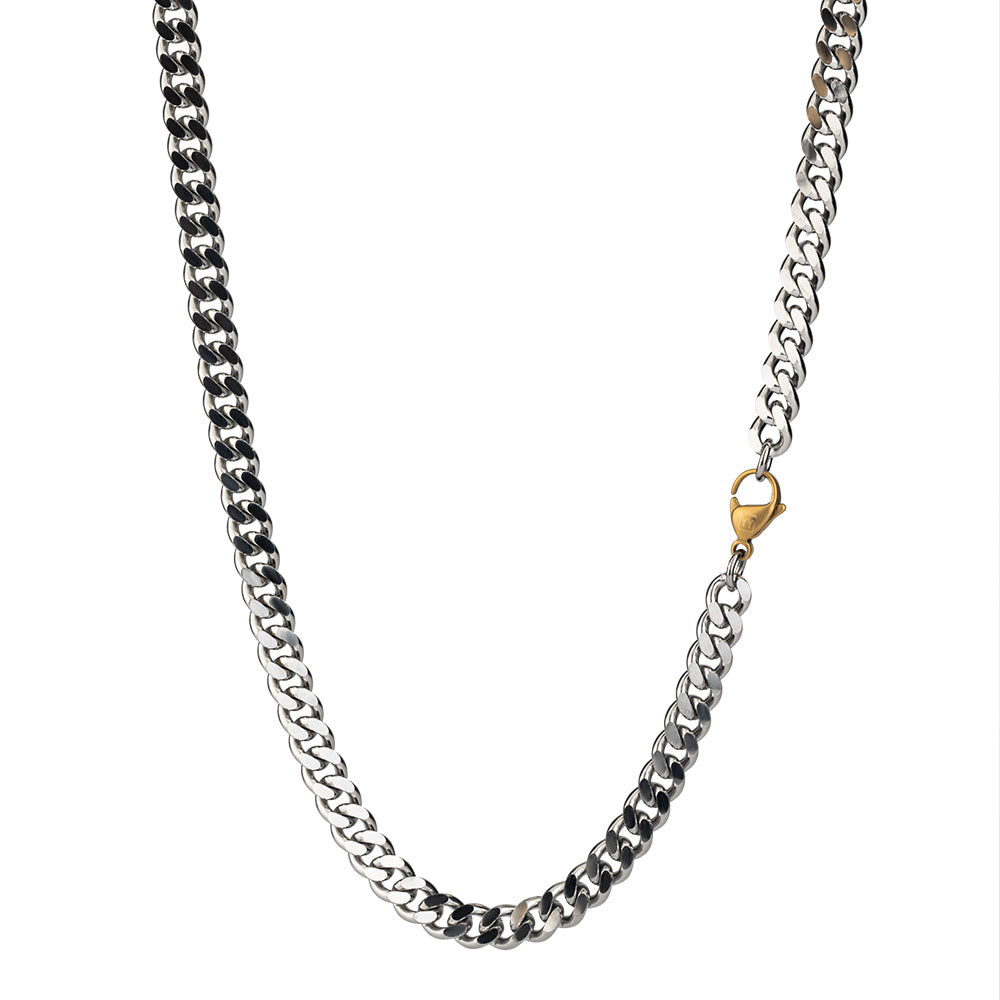 2 Cut Cuban Chain Necklace, 8.3MM