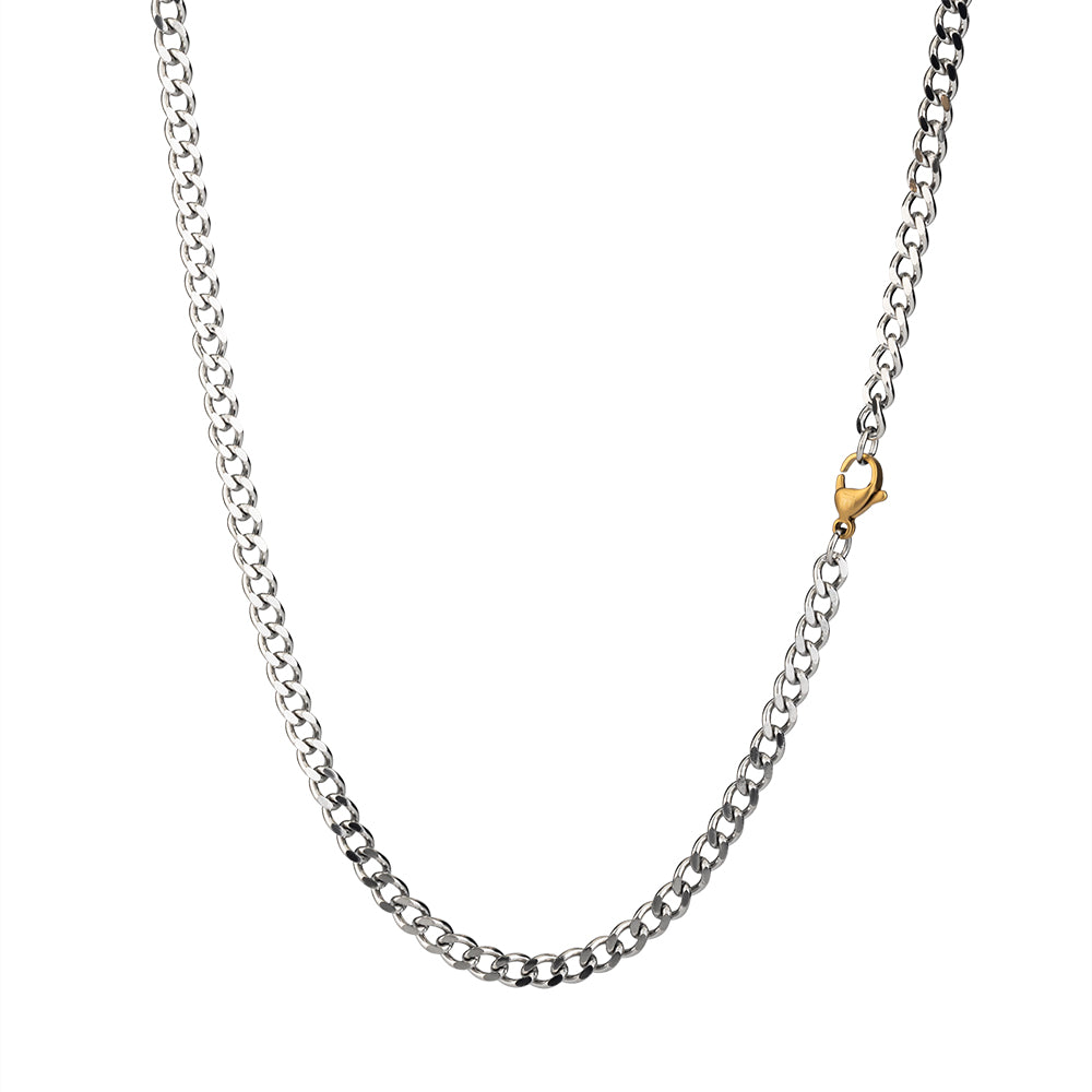 2 Cut Cuban Chain Necklace, 5.3mm