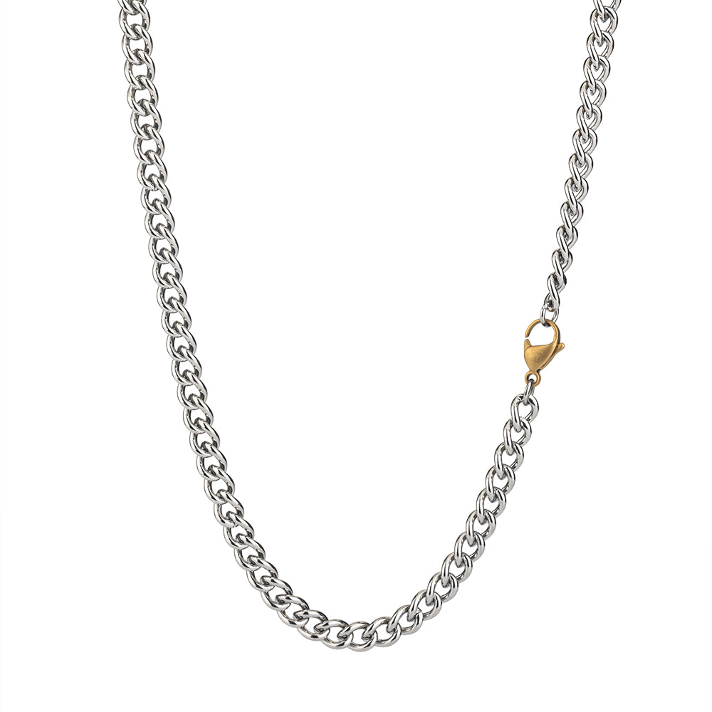 Round Chain Necklace, 7.4mm