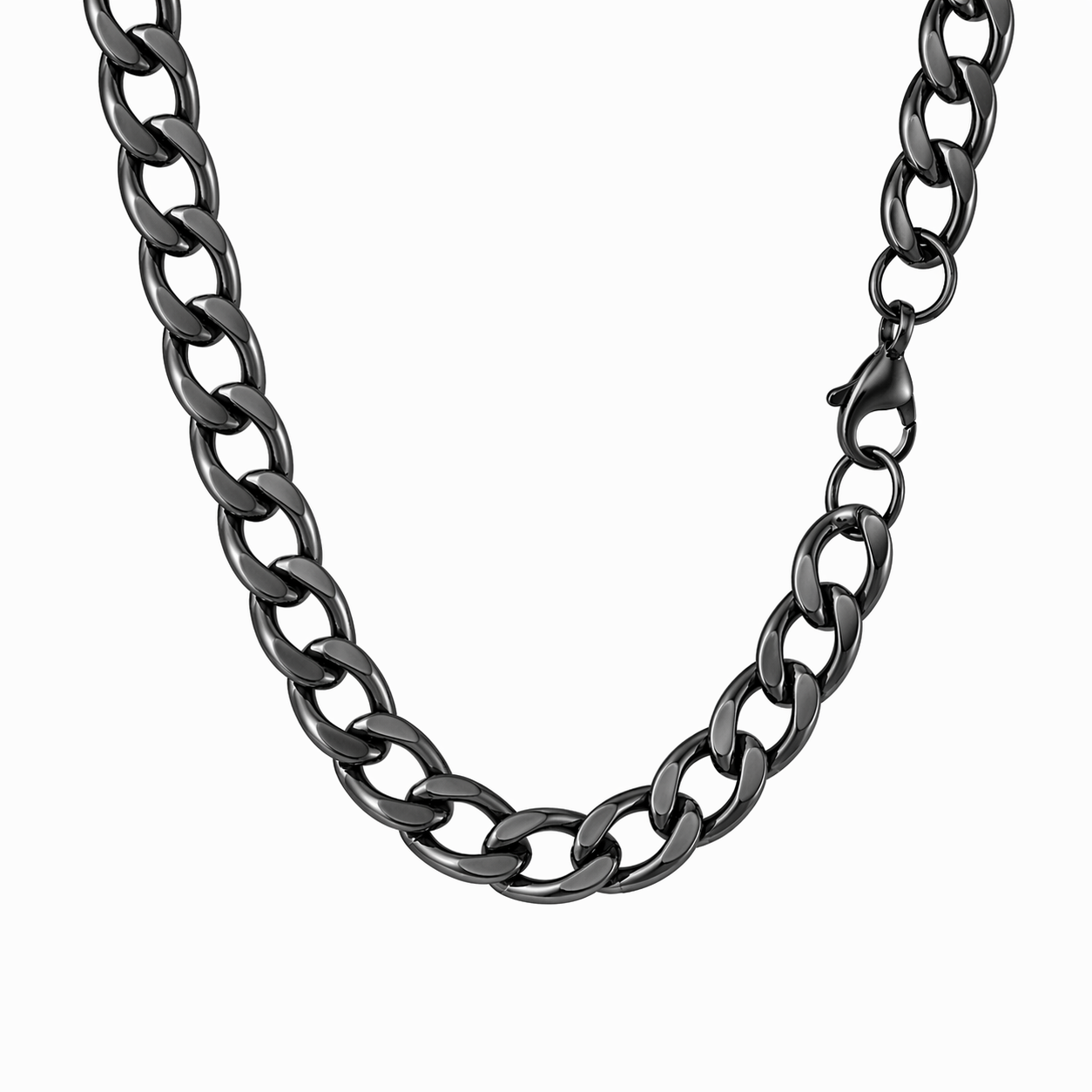 Rounded Curb Chain Necklace