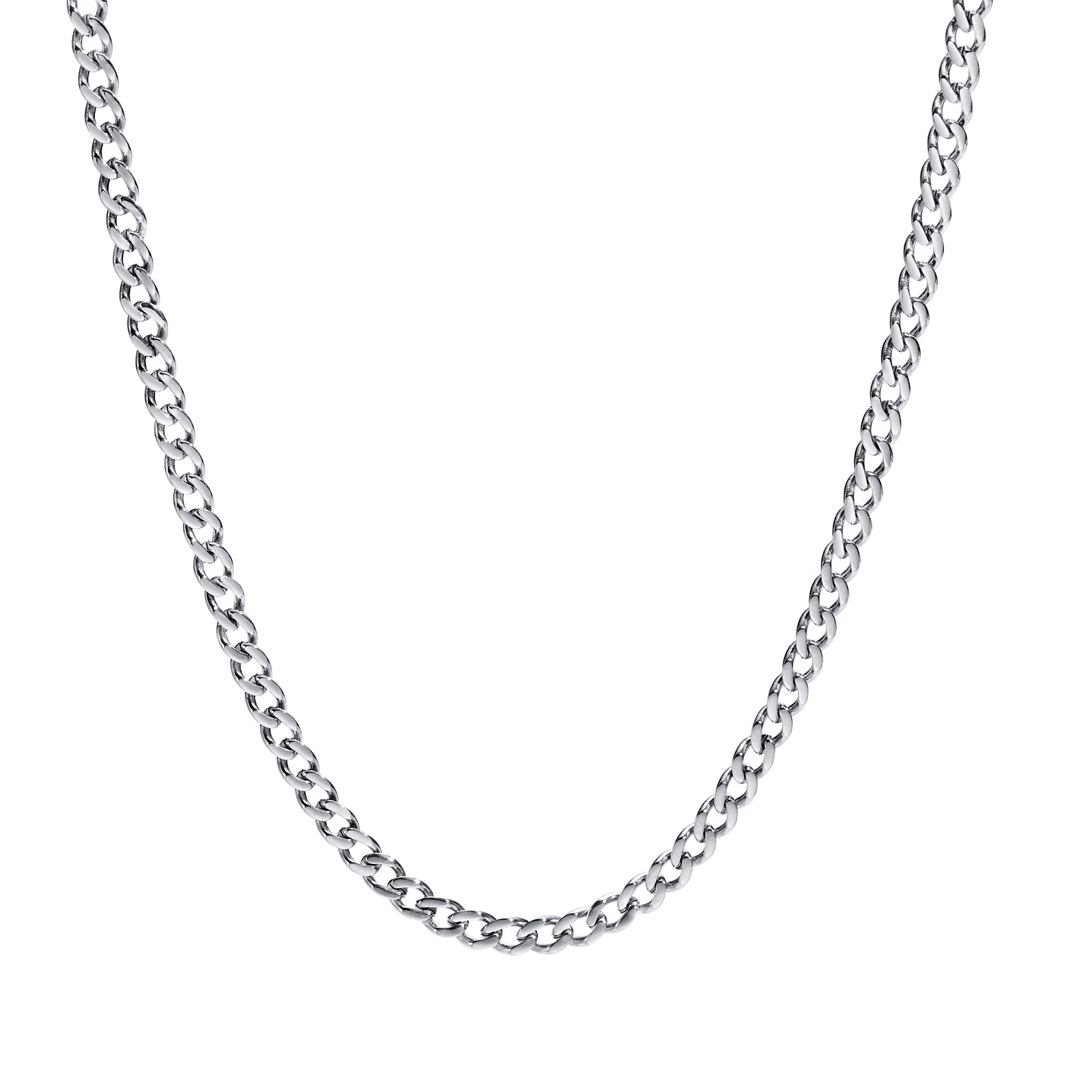 3mm Classic Curb Chain Necklace