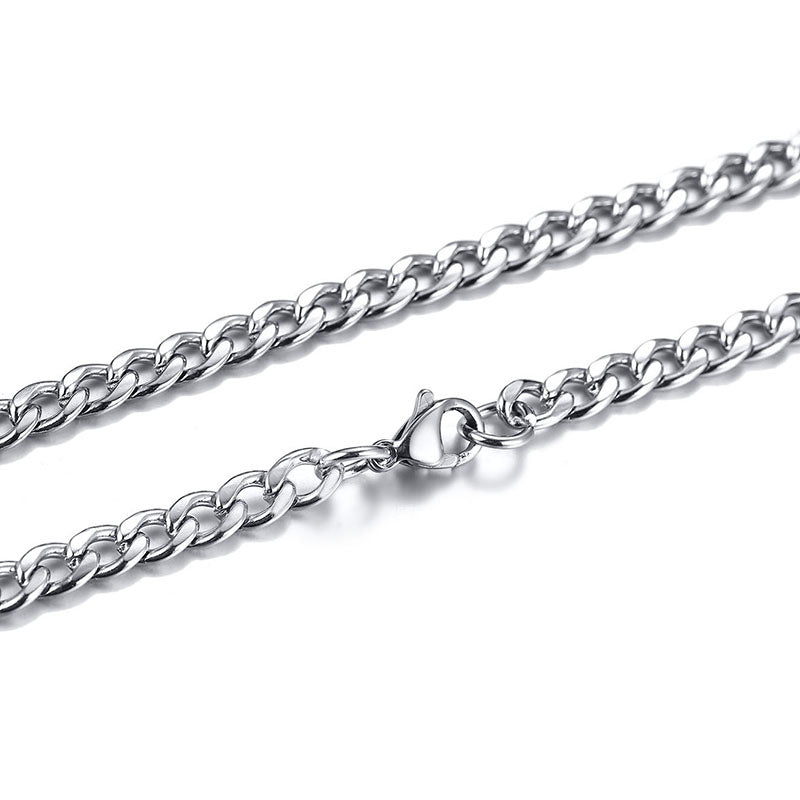 Rounded Curb Chain Necklace